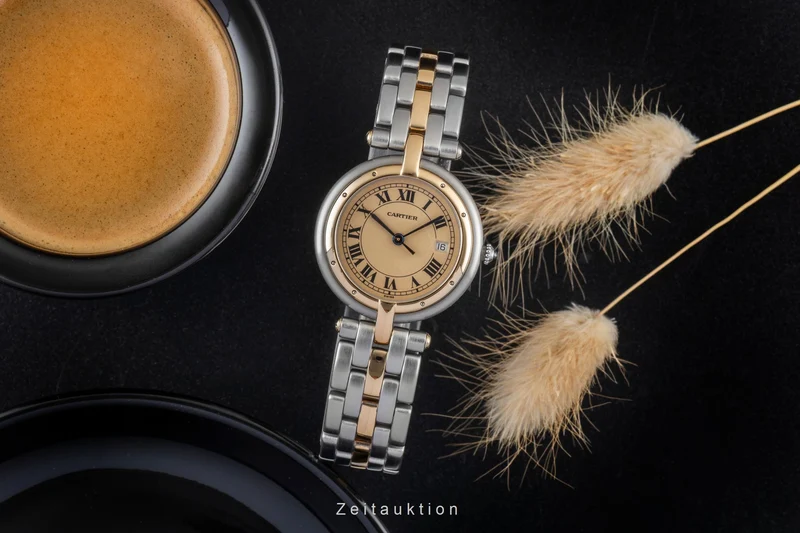 Cartier Panthere steel / gold quartz women's watch 183964 [2600266]