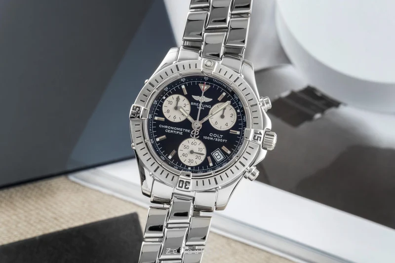 Breitling Colt Chronograph chronograph steel quartz men's watch A73350 [2600337]
