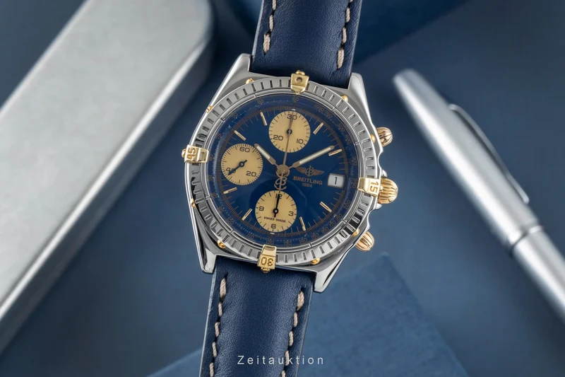 Breitling Chronomat chronograph steel / gold automatic men's watch B13048 [2600215]