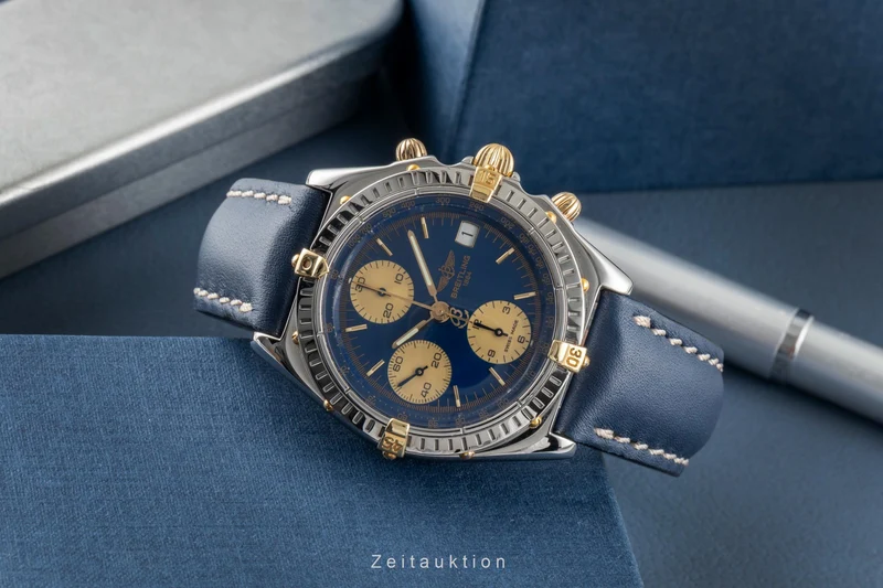 Breitling Chronomat chronograph steel / gold automatic men's watch B13048 [2600215]