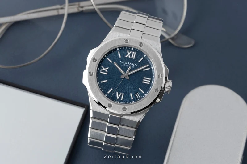 Chopard Alpine Eagle steel automatic men's watch 298600-3001 LP: 16100EUR [2507149]