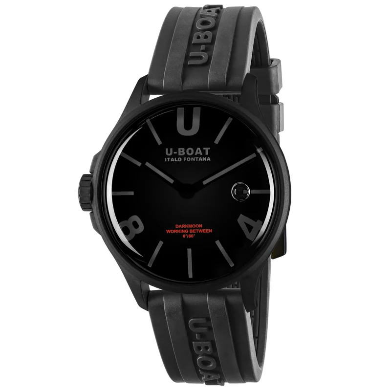 U-Boat Darkmoon 40 BK Black Curved PVD