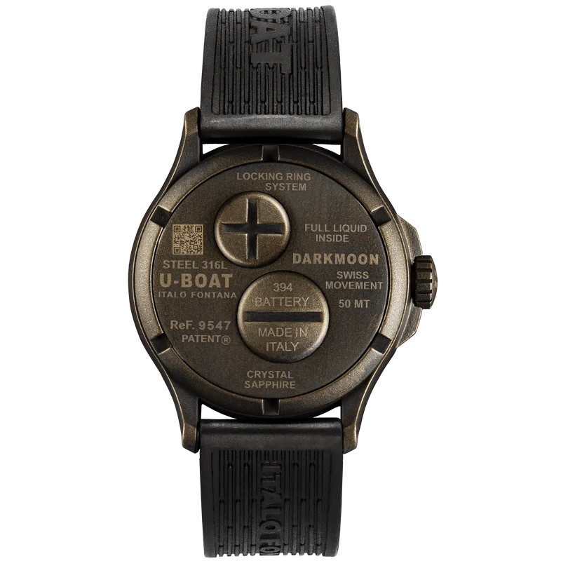U-Boat Darkmoon 40 BR Black Vintage