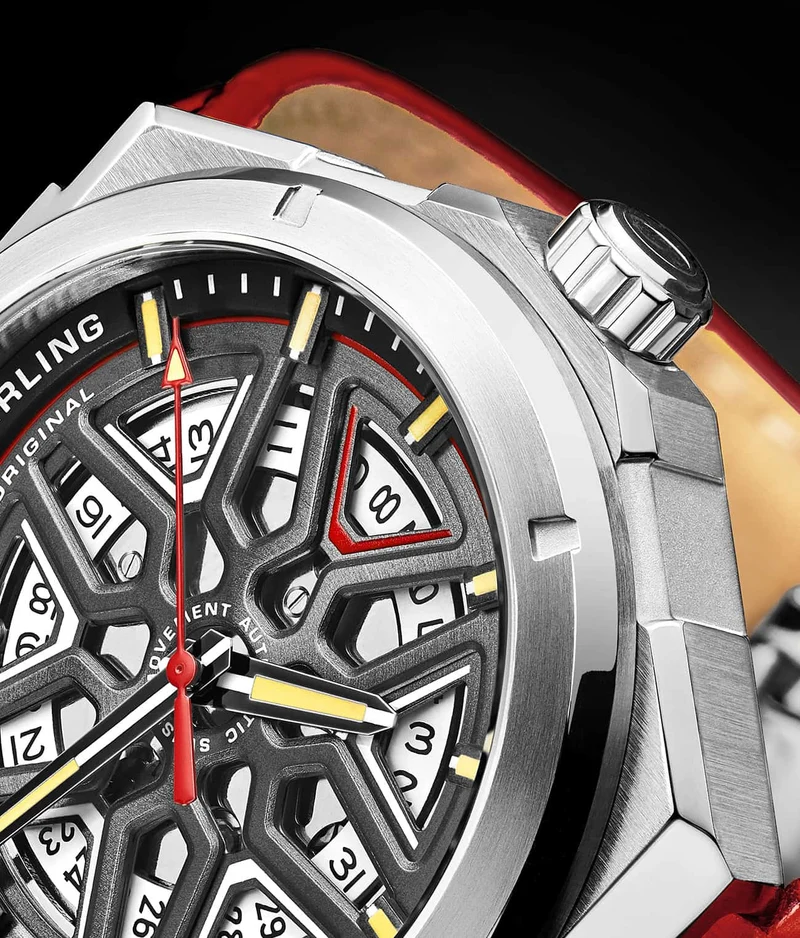 Stührling Swiss Automatic Gio 379 41mm Skeleton Watch