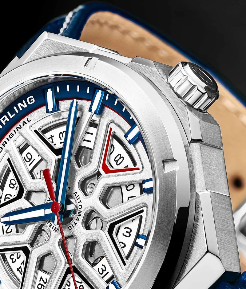 Stührling Swiss Automatic Gio 379 41mm Skeleton Watch