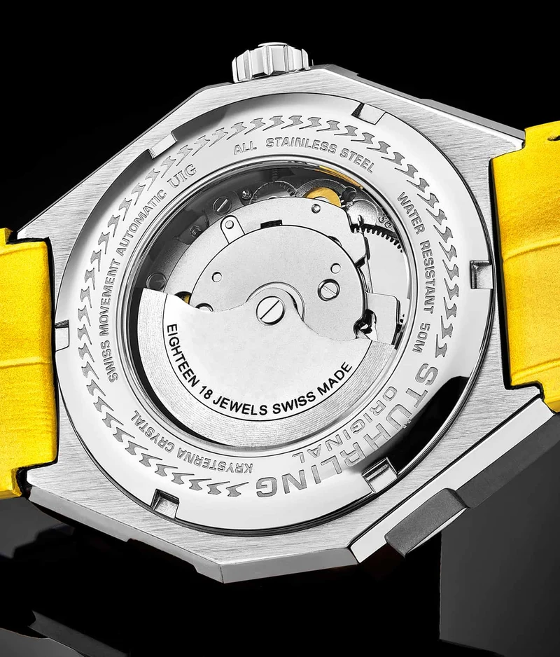Stührling Swiss Automatic Gio 379 41mm Skeleton Watch