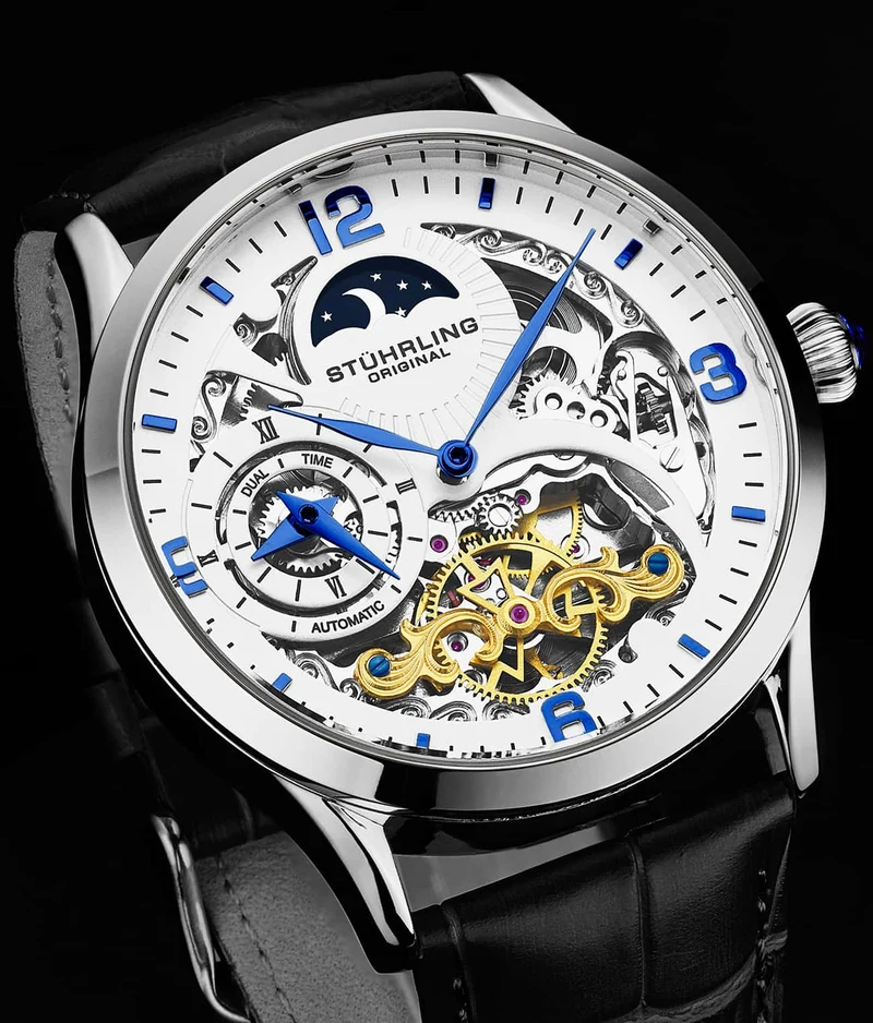 Stührling Special Reserve 3921 Automatic 44mm Skeleton