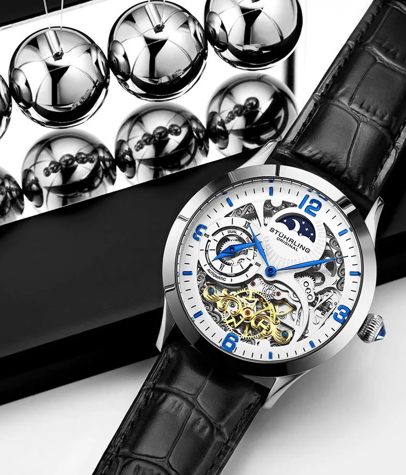 Stührling Special Reserve 3921 Automatic 44mm Skeleton