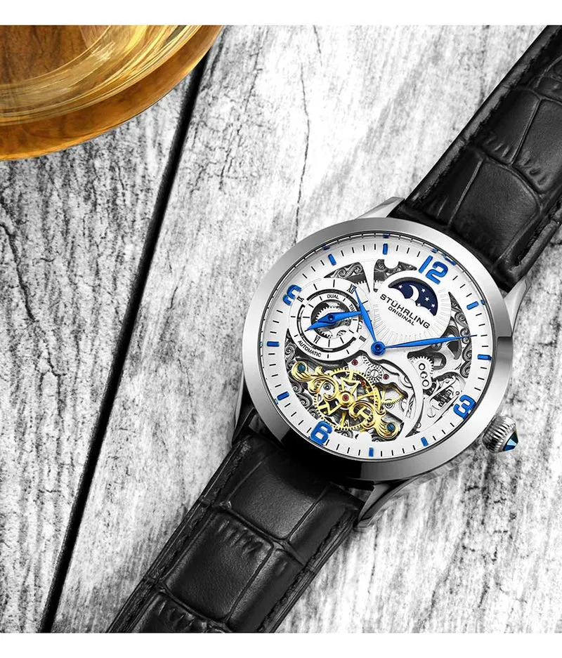 Stührling Special Reserve 3921 Automatic 44mm Skeleton