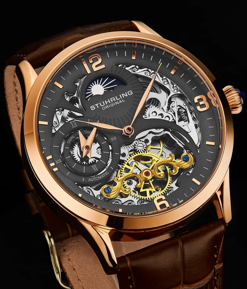 Stührling Special Reserve 3921 Automatic 44mm Skeleton