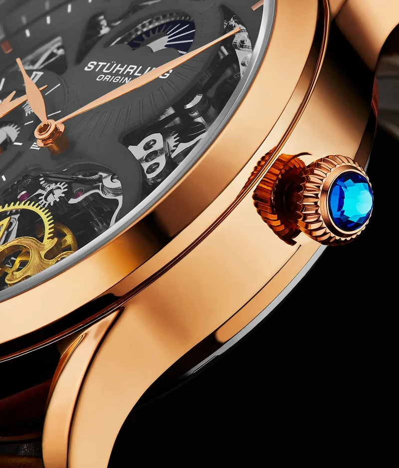 Stührling Special Reserve 3921 Automatic 44mm Skeleton
