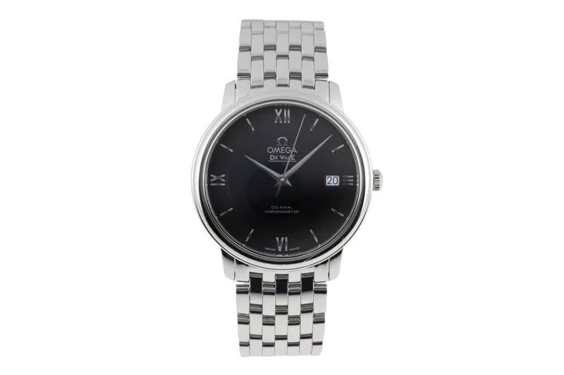 Omega De Ville steel automatic men's watch 424.10.37.20.01.001 LP: 4100EUR [2507095]