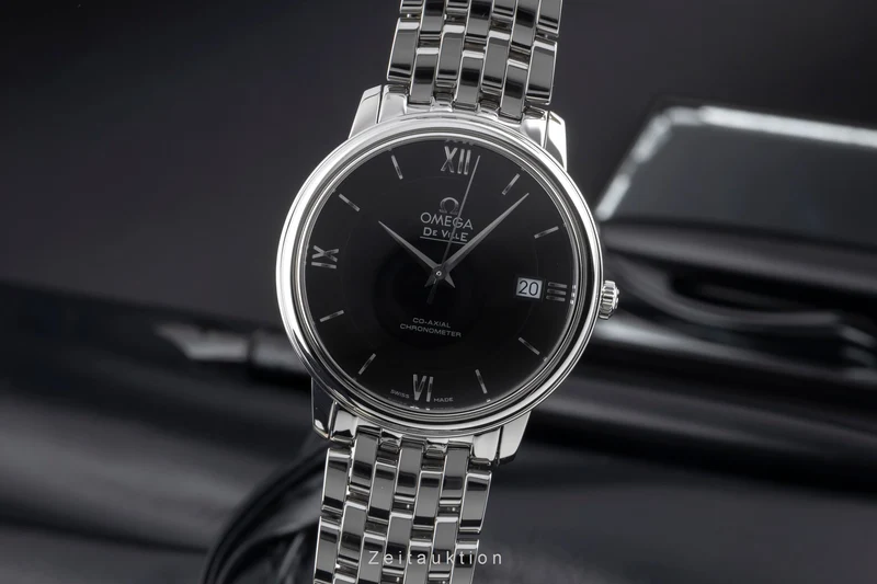 Omega De Ville steel automatic men's watch 424.10.37.20.01.001 LP: 4100EUR [2507095]
