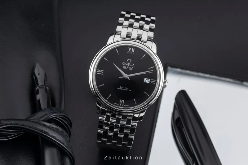 Omega De Ville steel automatic men's watch 424.10.37.20.01.001 LP: 4100EUR [2507095]