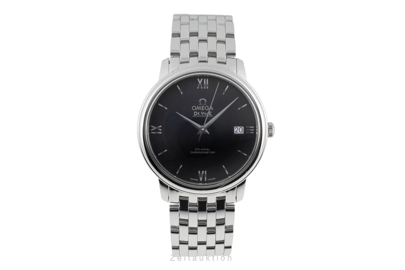 Omega De Ville steel automatic men's watch 424.10.37.20.01.001 LP: 4100EUR [2507095]