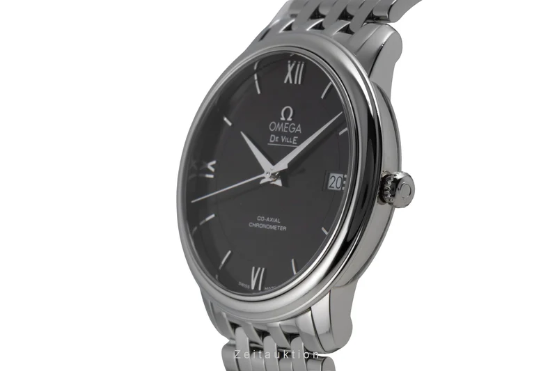 Omega De Ville steel automatic men's watch 424.10.37.20.01.001 LP: 4100EUR [2507095]