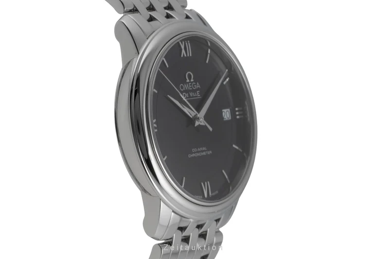 Omega De Ville steel automatic men's watch 424.10.37.20.01.001 LP: 4100EUR [2507095]