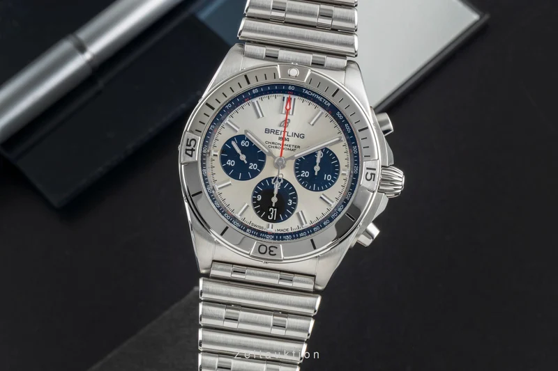 Breitling Chronomat chronograph steel automatic men's watch AB0134101G1A1 LP: 9400EUR [2506992]