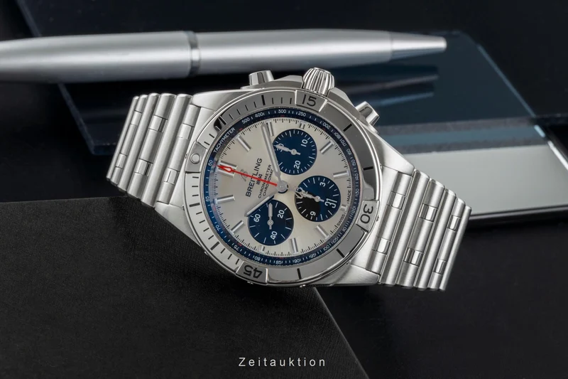 Breitling Chronomat chronograph steel automatic men's watch AB0134101G1A1 LP: 9400EUR [2506992]
