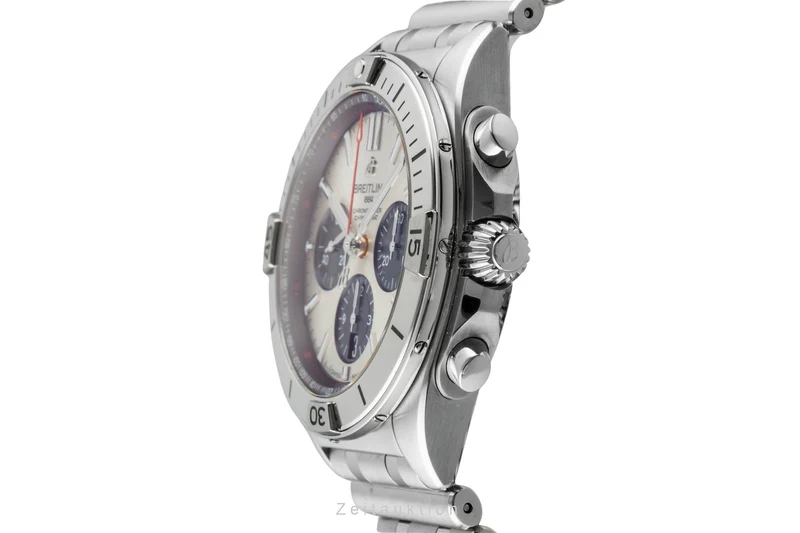 Breitling Chronomat chronograph steel automatic men's watch AB0134101G1A1 LP: 9400EUR [2506992]