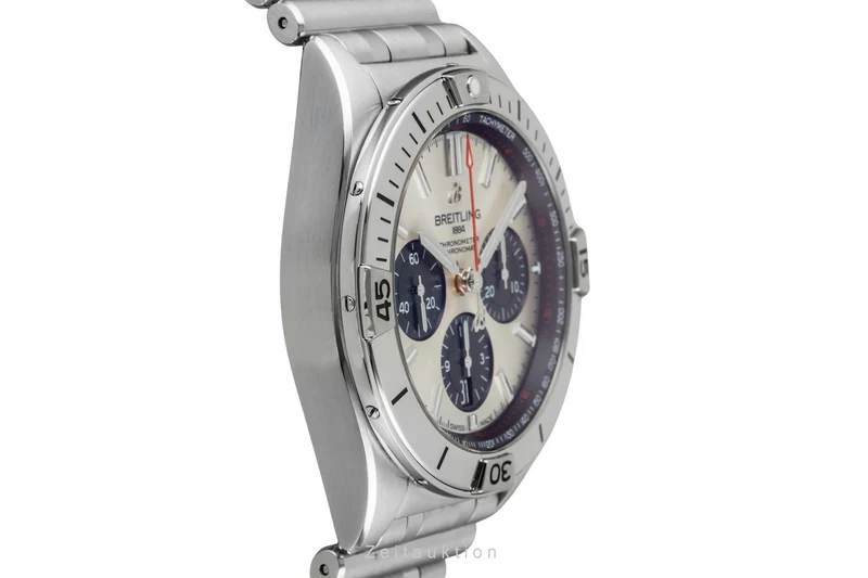 Breitling Chronomat chronograph steel automatic men's watch AB0134101G1A1 LP: 9400EUR [2506992]