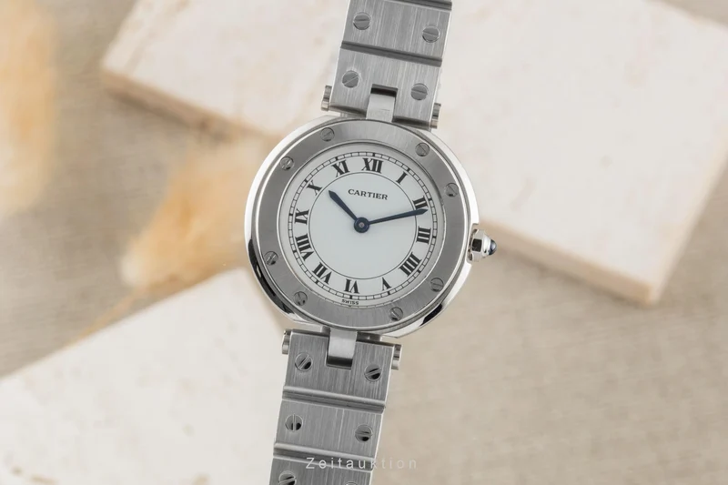 Cartier Santos Ronde steel quartz women's watch 81924 [2506481]