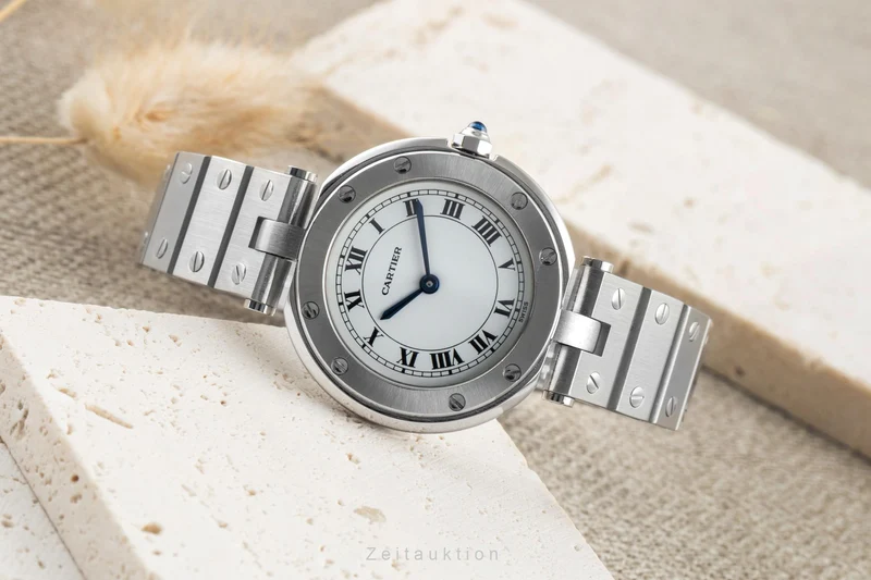 Cartier Santos Ronde steel quartz women's watch 81924 [2506481]