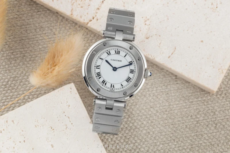 Cartier Santos Ronde steel quartz women's watch 81924 [2506481]
