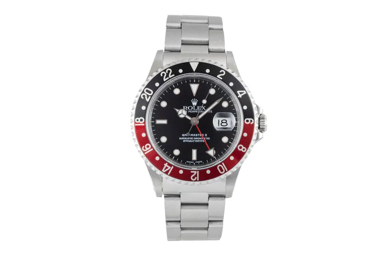 Rolex GMT-Master II steel automatic men's watch 16710 [2600355]