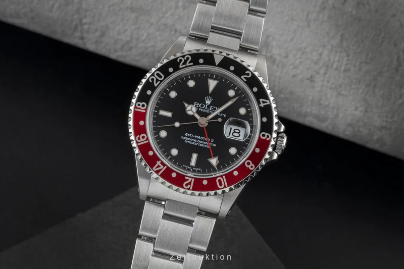 Rolex GMT-Master II steel automatic men's watch 16710 [2600355]