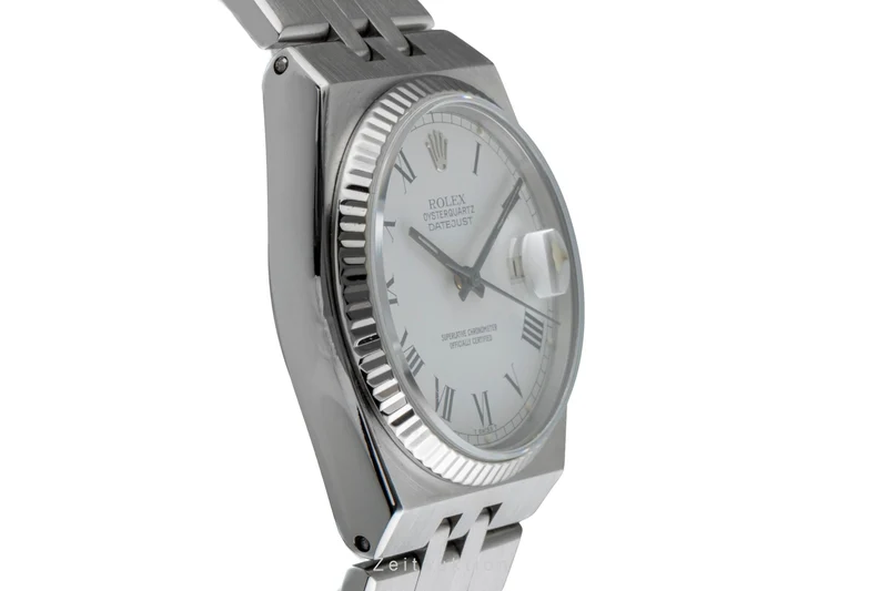 Rolex Oysterquartz steel / white gold quartz men's watch 17014 Vintage [2600319]
