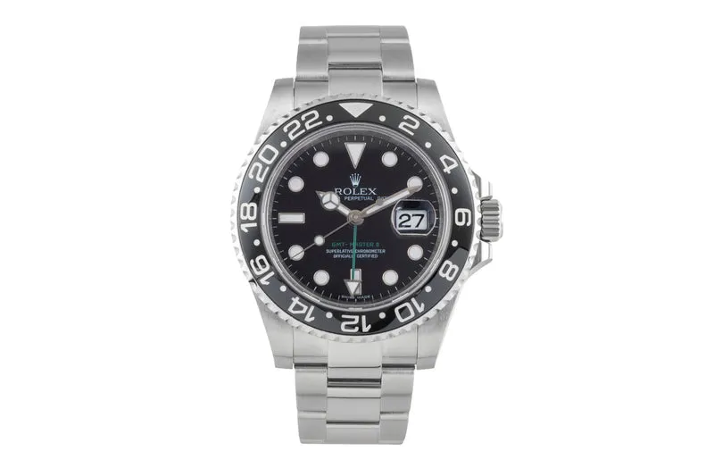 Rolex GMT-Master II steel automatic men's watch 116710LN [2600356]
