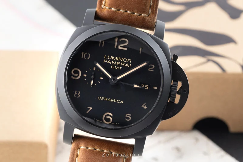Panerai Luminor GMT ceramic / titanium automatic men's watch PAM00441 [2507463]