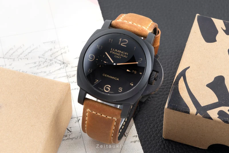 Panerai Luminor GMT ceramic / titanium automatic men's watch PAM00441 [2507463]