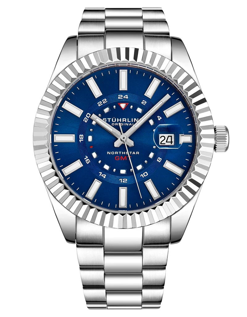 Stührling Northstar 892 GMT Quartz 42mm Classic