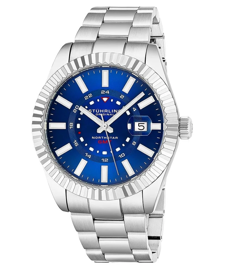 Stührling Northstar 892 GMT Quartz 42mm Classic