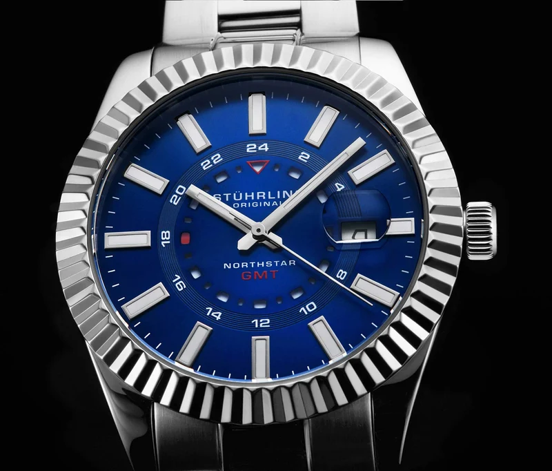 Stührling Northstar 892 GMT Quartz 42mm Classic