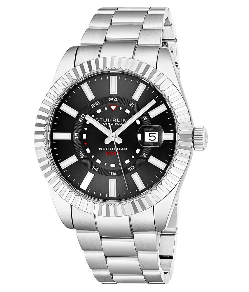 Stührling Northstar 892 GMT Quartz 42mm Classic