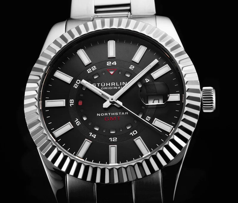Stührling Northstar 892 GMT Quartz 42mm Classic