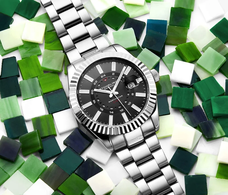 Stührling Northstar 892 GMT Quartz 42mm Classic