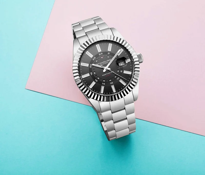 Stührling Northstar 892 GMT Quartz 42mm Classic