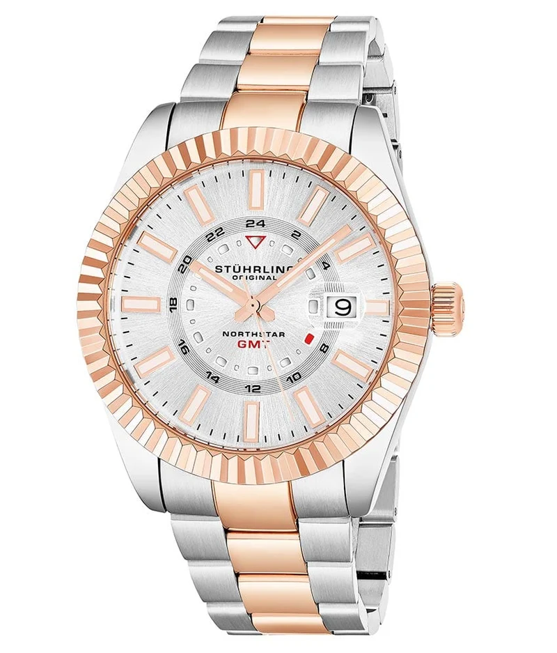 Stührling Northstar 892 GMT Quartz 42mm Classic