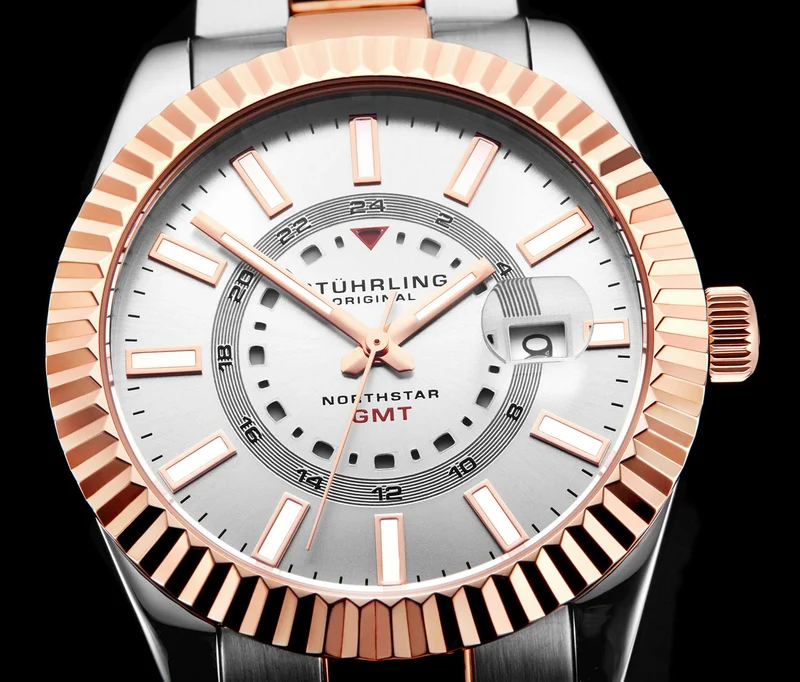 Stührling Northstar 892 GMT Quartz 42mm Classic