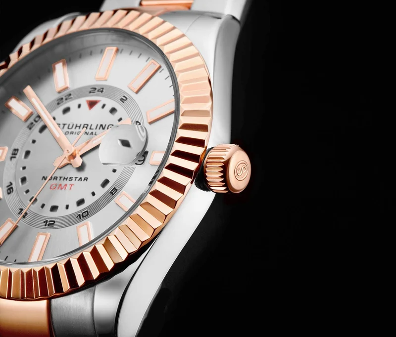Stührling Northstar 892 GMT Quartz 42mm Classic