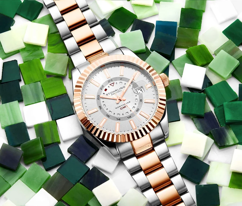 Stührling Northstar 892 GMT Quartz 42mm Classic