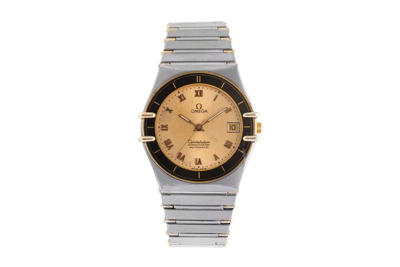 Omega Constellation steel / gold automatic men's watch 168.0068, 368.0865 [2504884]
