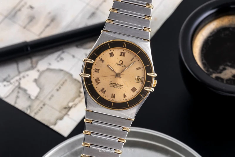 Omega Constellation steel / gold automatic men's watch 168.0068, 368.0865 [2504884]