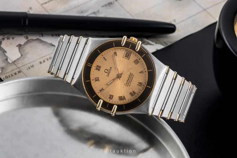 Omega Constellation steel / gold automatic men's watch 168.0068, 368.0865 [2504884]