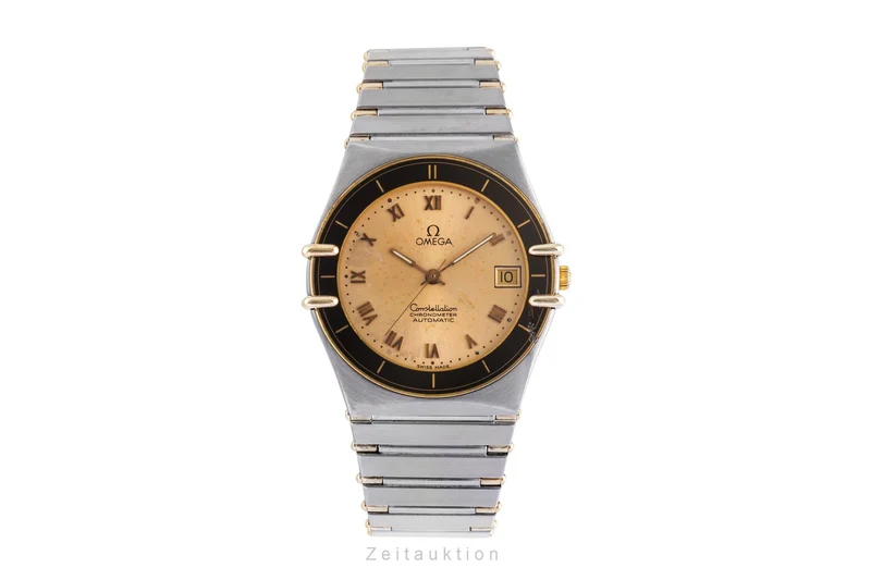 Omega Constellation steel / gold automatic men's watch 168.0068, 368.0865 [2504884]