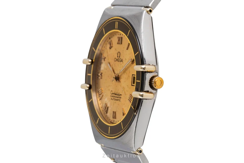 Omega Constellation steel / gold automatic men's watch 168.0068, 368.0865 [2504884]